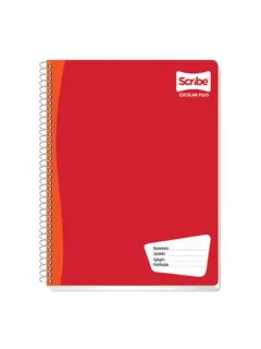 Cuaderno Scribe Esp Prof escolar Plus C5 200H