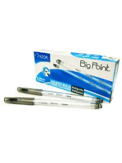 Bolígrafo Azor Big Point Color Negro Punto Grueso CJ12